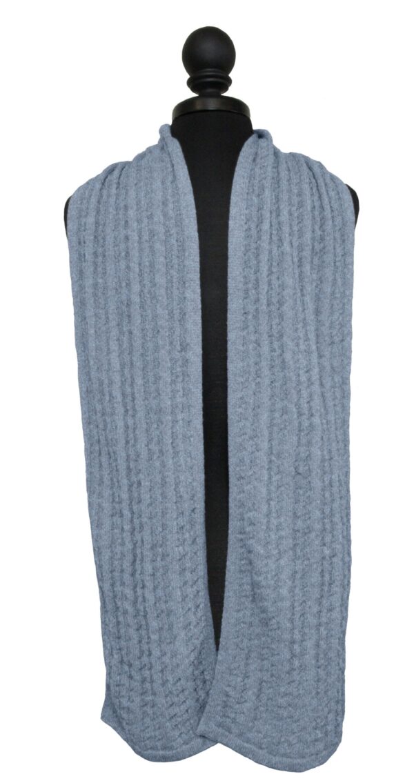 Grey EK Merino Wool Scarf