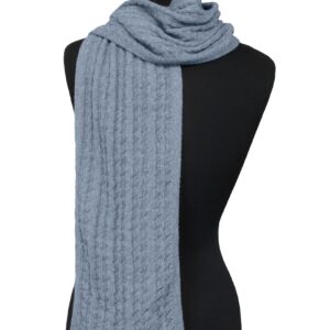 Grey Wool Scarf